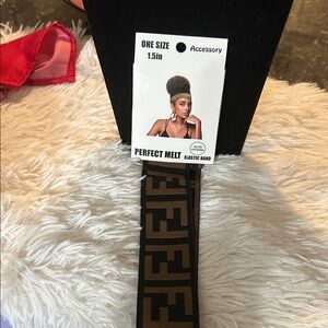 Elastic Band - Black and Brown